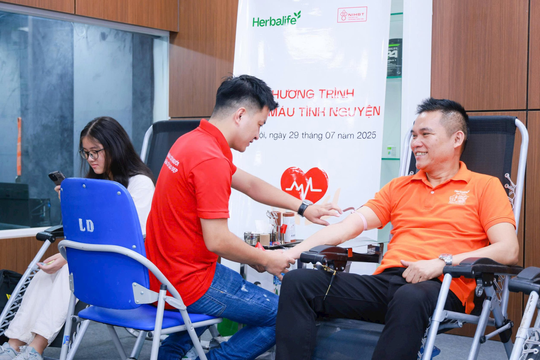 Herbalife Việt Nam tiếp nhận 286 đơn vị máu trong ngày hiến máu tình nguyện 2025