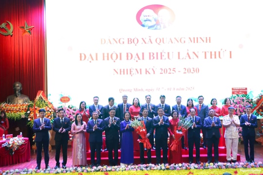 Xây dựng xã Quang Minh trở thành đô thị công nghiệp giàu đẹp, văn minh, hiện đại