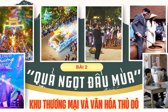 Bài 2: “Quả ngọt đầu mùa” khu thương mại và văn hóa Thủ đô