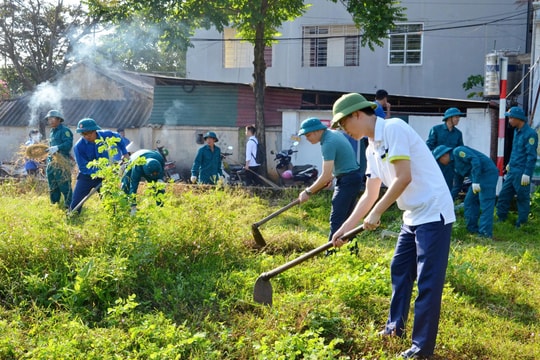 Phường Tùng Thiện xây dựng môi trường xanh – sạch – đẹp, hành động vì sức khỏe cộng đồng