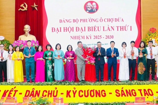 Đoàn kết – Kỷ cương – Sáng tạo: Động lực xây dựng phường Ô Chợ Dừa văn minh, hiện đại