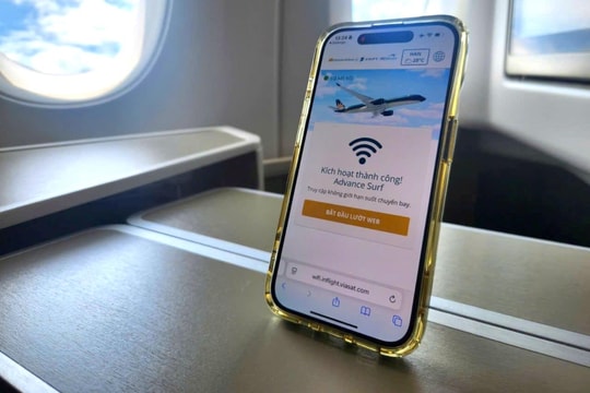 Vietnam Airlines tiên phong dịch vụ Internet trên máy bay, nâng tầm trải nghiệm khách hàng