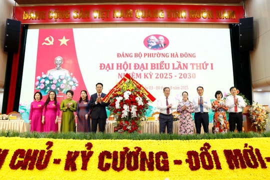 Đại hội Đảng bộ phường Hà Đông lần thứ I: Bước ngoặt quan trọng, khơi mở hành trình phát triển đô thị trung tâm phía Tây Thủ đô
