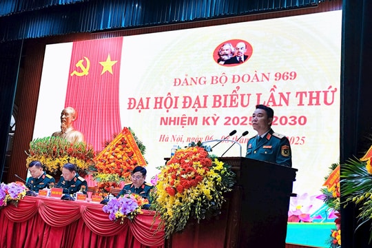 Đảng bộ Đoàn 969: Phát huy bản lĩnh, đổi mới sáng tạo, hoàn thành xuất sắc nhiệm vụ nhiệm kỳ mới