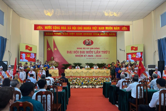 Đảng bộ và Nhân dân xã Sơn Đồng quyết tâm xây dựng đô thị văn minh, giàu đẹp, hạnh phúc trong nhiệm kỳ 2025–2030