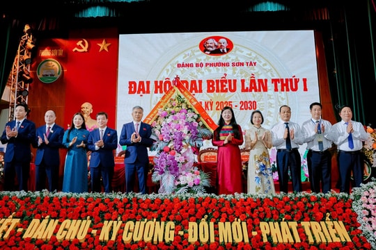 Phát triển phường Sơn Tây thành trung tâm kinh tế, văn hóa, du lịch phía Tây Bắc của Thủ đô Hà Nội