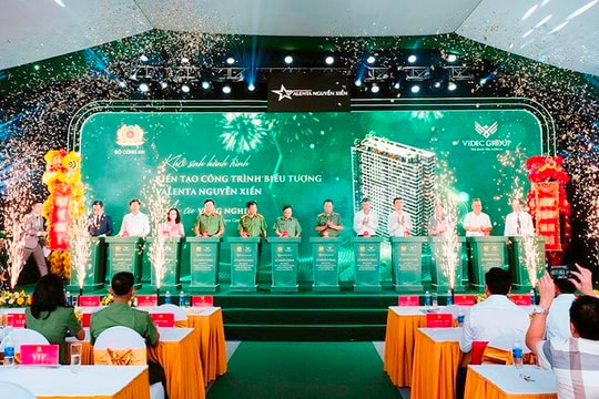 Hà Nội khởi công dự án xây dựng nhà ở cho lực lượng vũ trang Công an Nhân dân