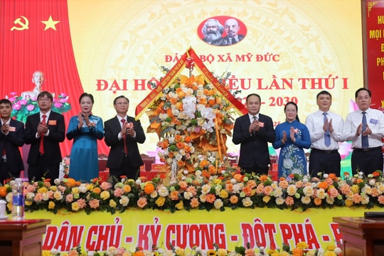 Phát huy nguồn lực, xây dựng xã Mỹ Đức giàu đẹp, văn minh, hiện đại