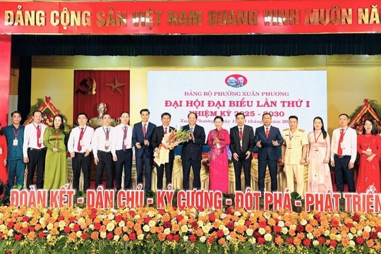 Phường Xuân Phương phấn đấu thành trung tâm đô thị xanh bền vững