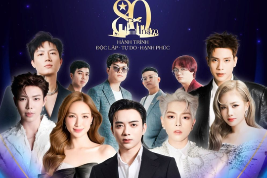 Soobin Hoàng Sơn, Hòa Minzy và dàn sao “đổ bộ” Concert “Việt Nam trong tôi”