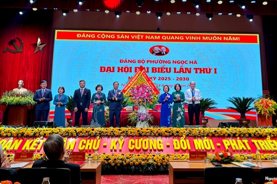 Phát huy truyền thống, xây dựng phường Ngọc Hà hiện đại, văn minh và hạnh phúc