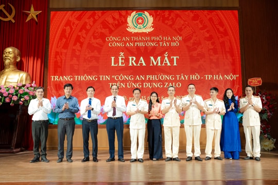 Phát huy vai trò nòng cốt của Công an nhân dân trong bảo vệ an ninh trật tự phường Tây Hồ thời kỳ mới