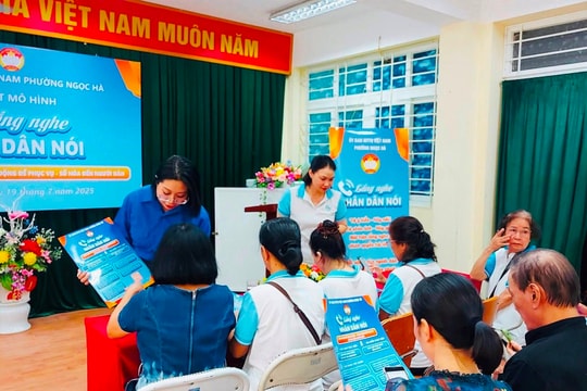 Phường Ngọc Hà triển khai nhiệm vụ đổi mới công tác xây dựng, thi hành pháp luật