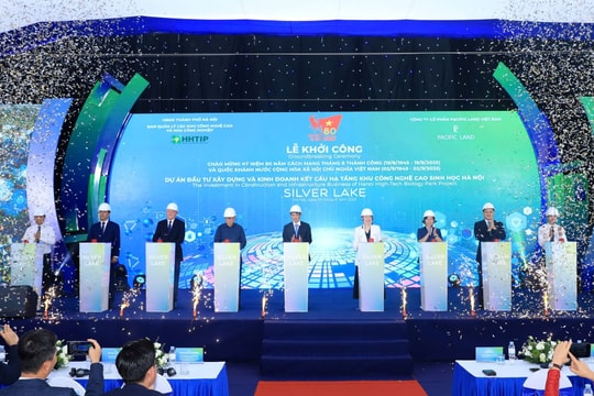 Khởi công dự án Khu Công nghệ cao sinh học Hà Nội với quy mô 199,3ha