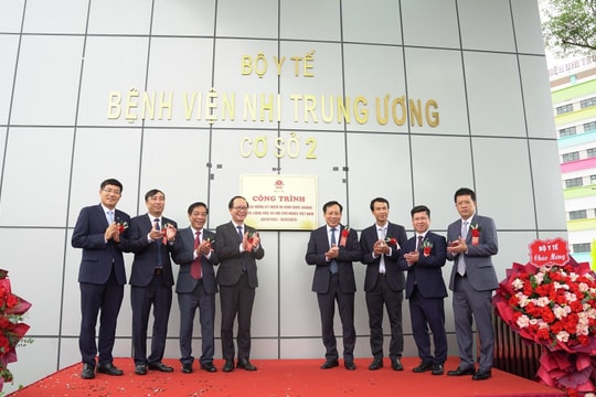 Bệnh viện Nhi Trung ương cơ sở 2 tại xã Kiều Phú (Hà Nội) chính thức đi vào hoạt động