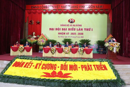 Đại hội đại biểu Đảng bộ xã Hạ Bằng lần thứ I: Đoàn kết, đổi mới, sáng tạo, phát triển nhanh và bền vững