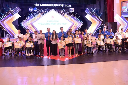 Vinh danh 25 gương “Tỏa sáng nghị lực Việt” toàn quốc 2025