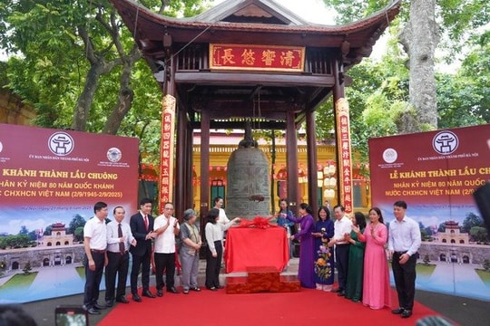 Hoàng thành Thăng Long khánh thành công trình "Lầu chuông"