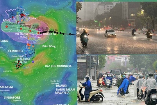 Bão số 5 có thể mạnh như siêu bão Yagi lúc đổ bộ, Hà Nội mưa to, gió lớn