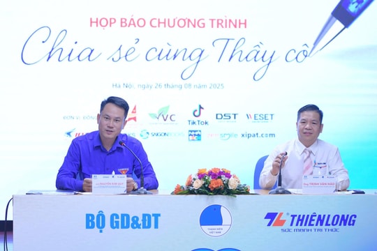 'Chia sẻ cùng thầy cô' tri ân 80 thầy, cô giáo tiêu biểu năm 2025