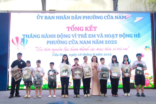 Phường Cửa Nam tạo môi trường lành mạnh cho thiếu nhi phát triển toàn diện