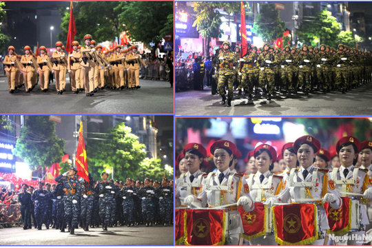 Sơ duyệt diễu binh, diễu hành Lễ kỷ niệm 80 năm Quốc khánh: Vang vọng bản anh hùng ca, lòng tự hào dân tộc