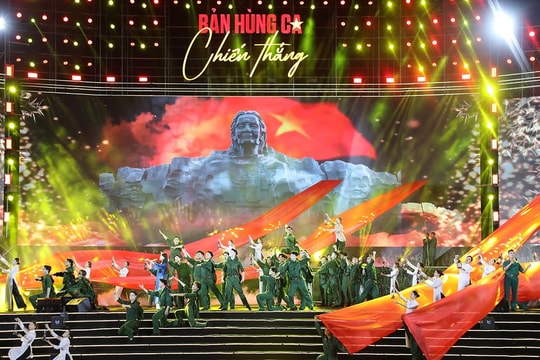 Chương trình chính luận nghệ thuật “Bản hùng ca chiến thắng”