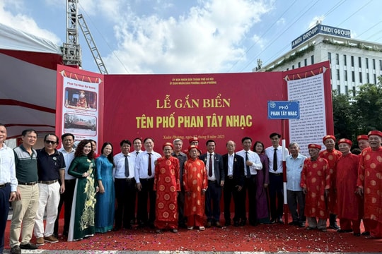 Hà Nội đặt tên phố Phan Tây Nhạc Đại Vương – Danh tướng thời Hùng Duệ Vương