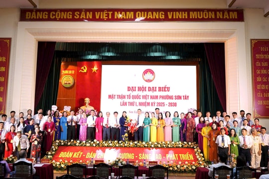 MTTQ phường Sơn Tây tạo sức mạnh khối đại đoàn kết toàn dân phát triển xứ Đoài văn minh, giàu đẹp