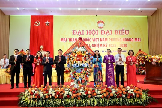 Phát huy sức mạnh đại đoàn kết, xây dựng phường Hoàng Mai giàu đẹp, văn minh