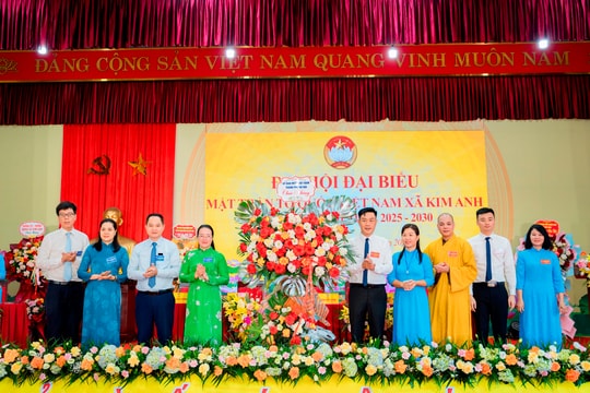 Đại hội đại biểu MTTQ Việt Nam xã Kim Anh nhiệm kỳ 2025-2030 thành công tốt đẹp