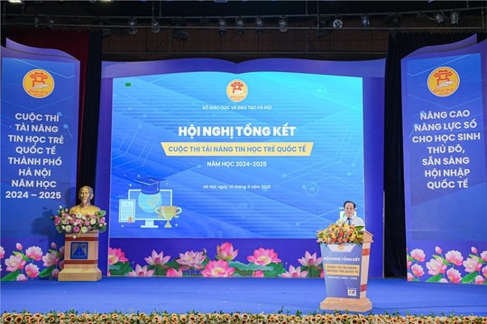 Hà Nội vinh danh 223 học sinh đoạt giải cuộc thi tin học trẻ