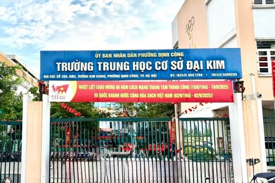 Việc xảy ra ở Trường THCS Đại Kim: Xử lý nghiêm để học sinh nhận thức rõ sai lầm