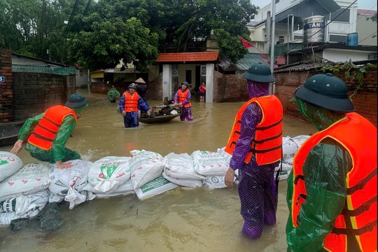 Xã Thạch Thất chủ động ứng phó với diễn biến, mưa lớn do ảnh hưởng bão Ragasa