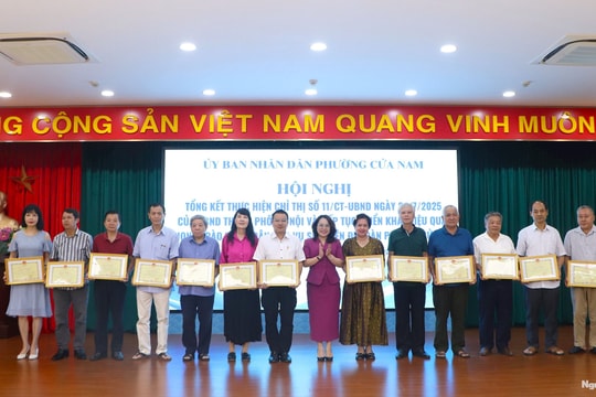 Phường Cửa Nam đẩy mạnh chuyển đổi số, nâng cao hiệu quả phục vụ Nhân dân