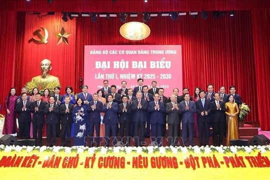 Khai mạc Đại hội đại biểu Đảng bộ các cơ quan Đảng Trung ương