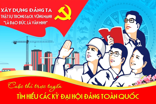 Phát động cuộc thi trực tuyến tìm hiểu các kỳ Đại hội Đảng toàn quốc
