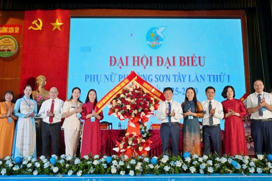 Phụ nữ phường Sơn Tây đoàn kết, sáng tạo, khát vọng, phát triển vươn lên trong kỷ nguyên mới