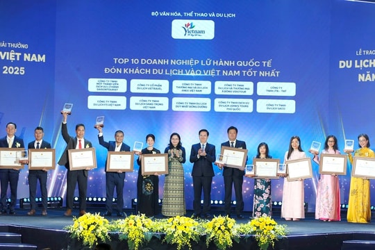 Hà Nội “bội thu” Giải thưởng Du lịch Việt Nam 2025