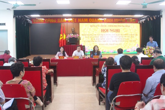 Phường Ba Đình đẩy mạnh tuyên truyền Đại hội lần thứ XVIII Đảng bộ Thành phố Hà Nội