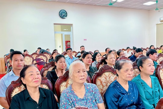 Tuyên truyền, phổ biến Luật Thủ đô 2024 đến cán bộ và Nhân dân xã Nam Phù