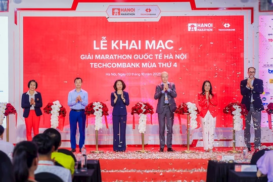 13.000 runners trong nước và quốc tế đua tài tại Giải Marathon Quốc tế Hà Nội Techcombank