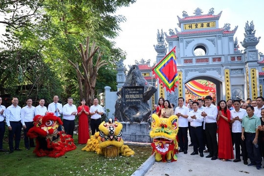 Khánh thành Dự án tu bổ, tôn tạo di tích đền Định Công Hạ chào mừng kỷ niệm 71 năm Ngày Giải phóng Thủ đô