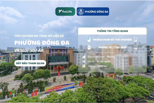 Phường Đống Đa “tăng tốc” chuyển đổi số, xây dựng phường thông minh