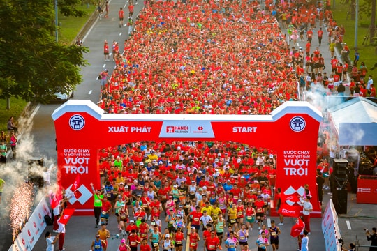 Giải Marathon Quốc tế Hà Nội Mùa thứ 4 khẳng định vị thế giải chạy biểu trưng của Thủ đô