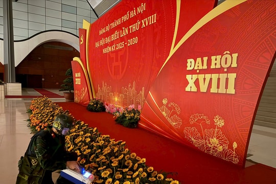 Bảo đảm an ninh, an toàn phục vụ Đại hội Đảng bộ Thành phố Hà Nội lần thứ XVIII