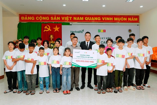 Hơn 3.000 người có hoàn cảnh khó khăn sẽ được Herbalife Việt Nam hỗ trợ dinh dưỡng hằng ngày