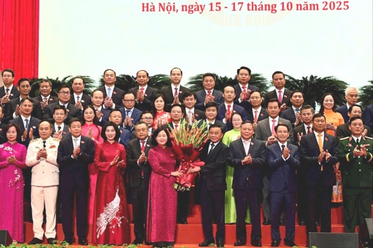 Đại hội Đại biểu Đảng bộ Thành phố Hà Nội lần thứ XVIII, nhiệm kỳ 2025-2030 thành công tốt đẹp