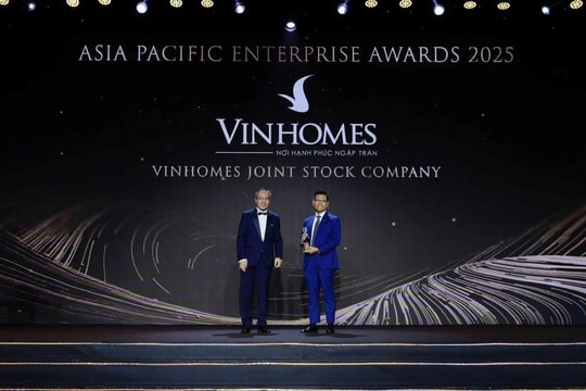 VINHOMES được vinh danh là doanh nghiệp xuất sắc Châu Á tại APEA 2025
