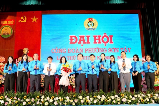 Công đoàn phường Sơn Tây phát huy tinh thần đoàn kết, đổi mới, sáng tạo phát triển quê hương